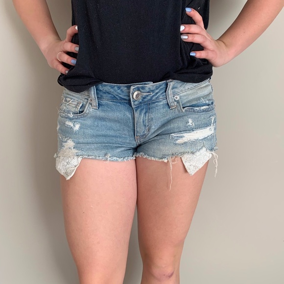 Stretch American Eagle Jean shorts - Picture 1 of 2